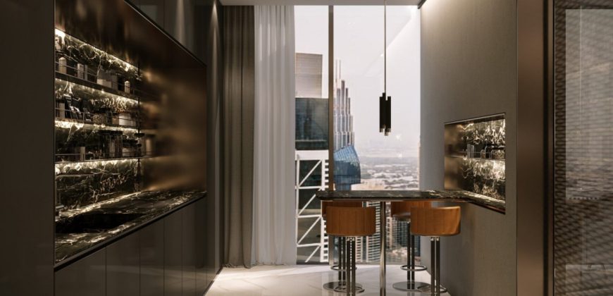 Da Vinci Tower, Interiors by Pagani