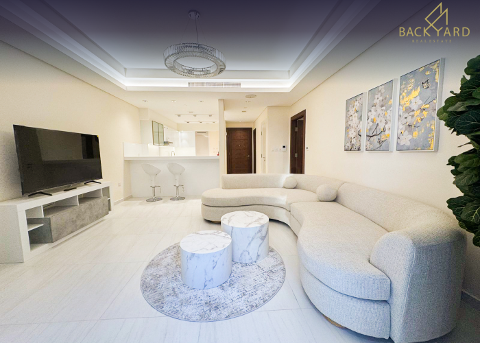 Stylish 1BHK, Crystal Walkway View – QAR 8,500