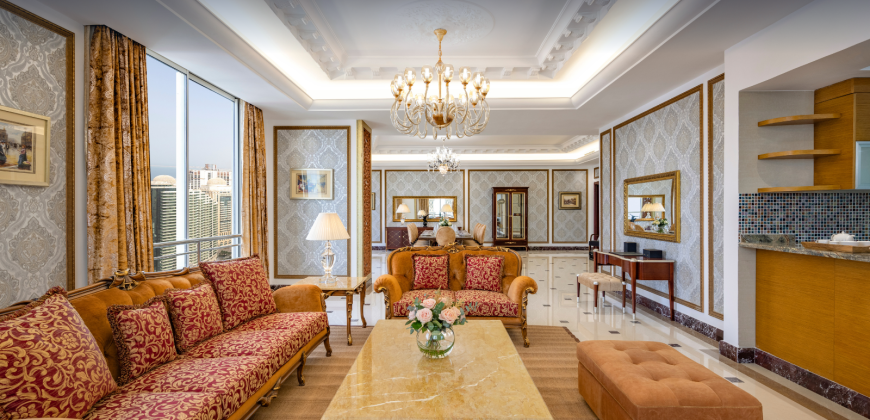 3 Bedrooms Grand Duplex in Doha – West Bay Fully Furnished