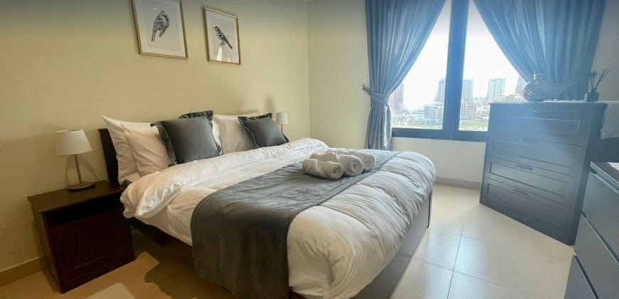 1 Bedroom Apartment in Doha – The Pearl Fully Furnished