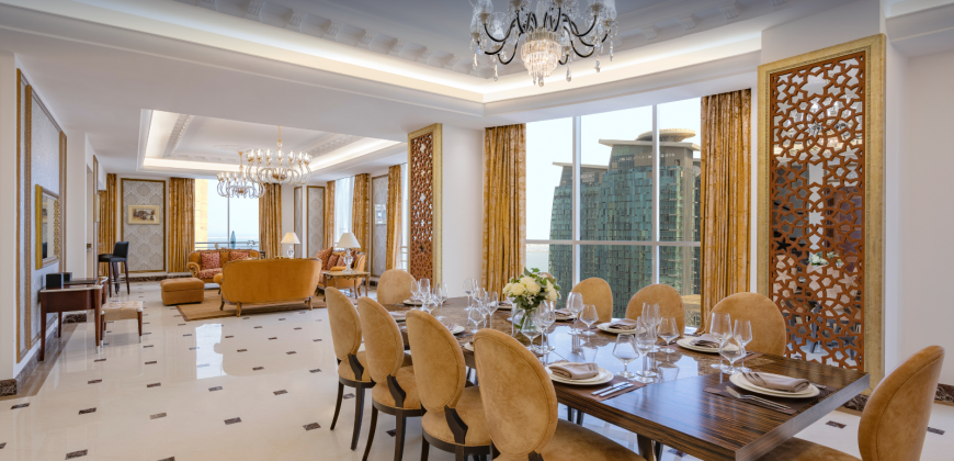 3 Bedrooms Grand Duplex in Doha – West Bay Fully Furnished