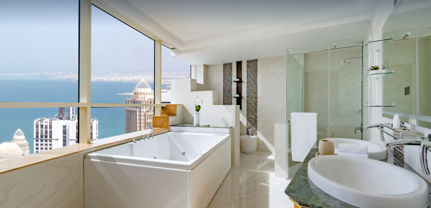 6 Bedrooms Apartment For Rent in Doha – West Bay Fully Furnished