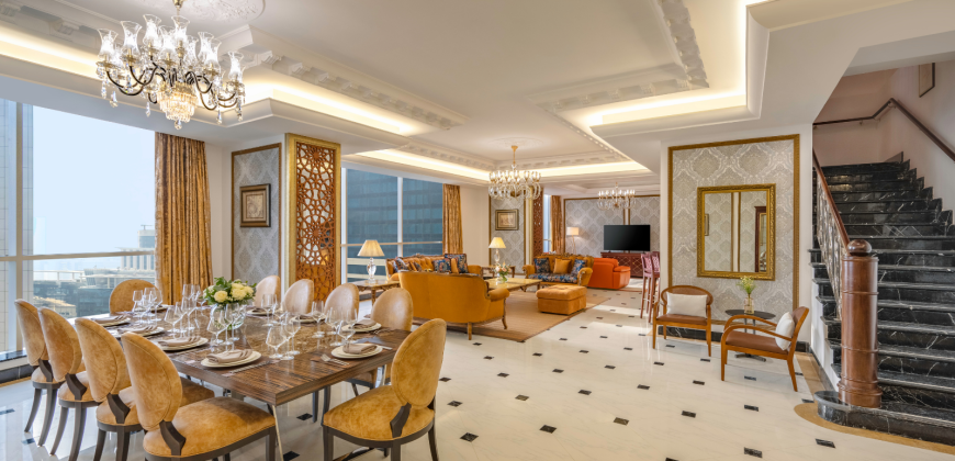 3 Bedrooms Duplex For Rent in Doha – West Bay Fully Furnished