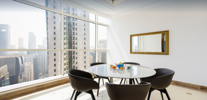 6 Bedrooms Apartment For Rent in Doha – West Bay Fully Furnished