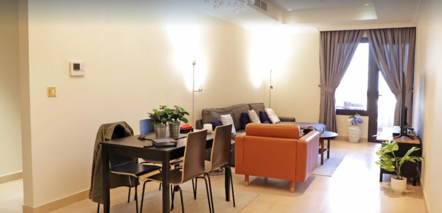 1 Bedroom Apartment in Doha – The Pearl Fully Furnished