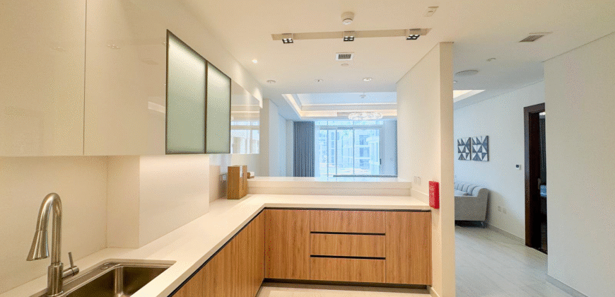 Brand-New 1BHK | Crystal Walk View | QAR 9,000