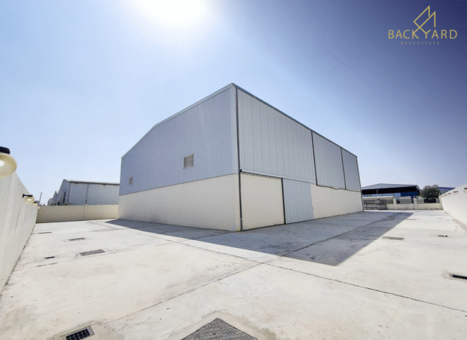 1,000 SQM Store with Garage – Birkat Al Awamer