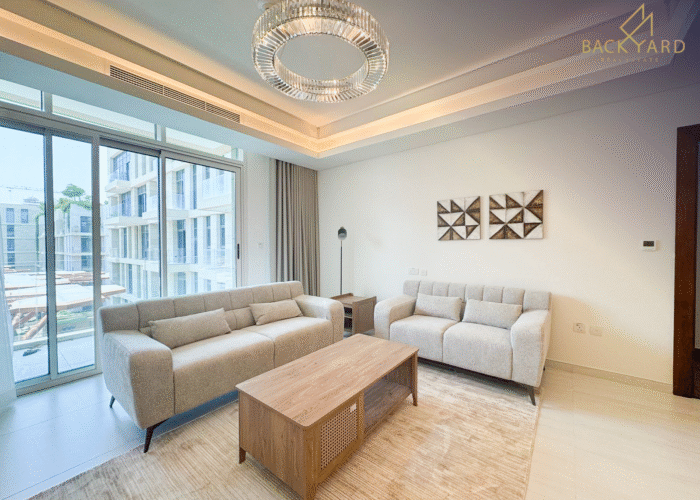 Brand-New 1BHK | Crystal Walk View | QAR 9,000