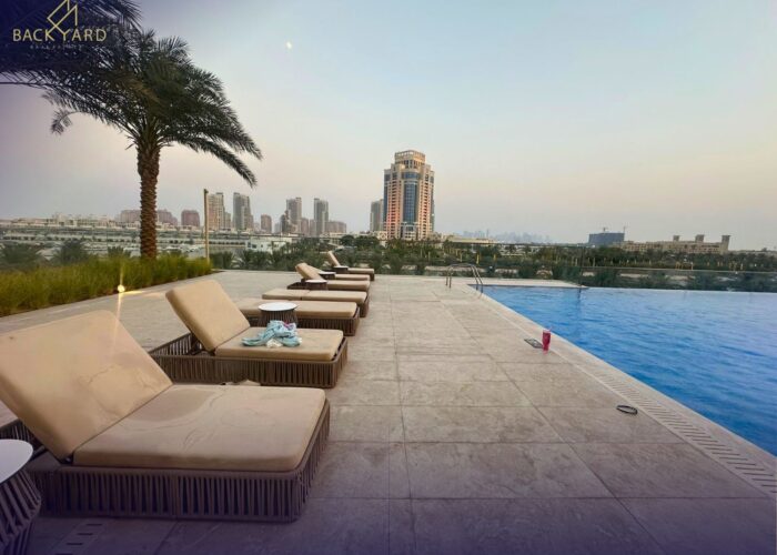 Luxury 2BHK + Maid’s Room in Lusail Marina | 145 SQM | Sea & City Views | QAR 12,500