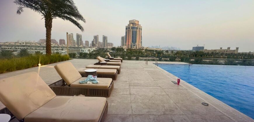 Luxury 2BHK + Maid’s Room in Lusail Marina | 145 SQM | Sea & City Views | QAR 12,500