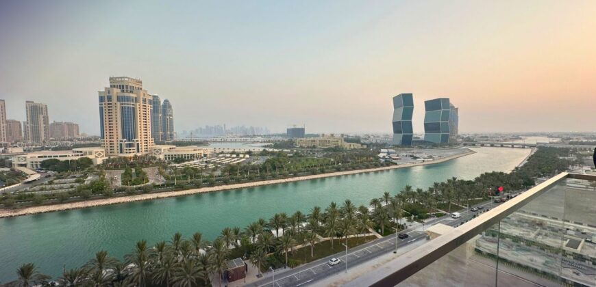 Luxury 2BHK + Maid’s Room in Lusail Marina | 145 SQM | Sea & City Views | QAR 12,500
