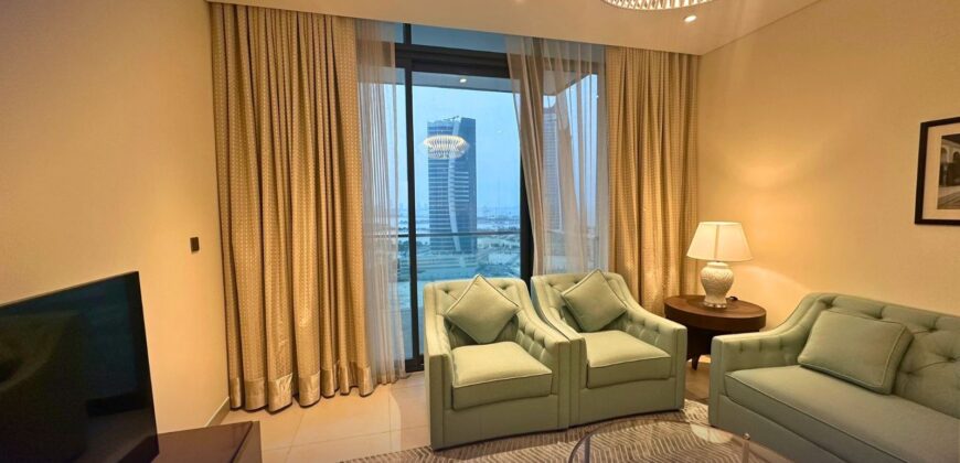 Luxury 2BHK + Maid’s Room in Lusail Marina | 145 SQM | Sea & City Views | QAR 12,500