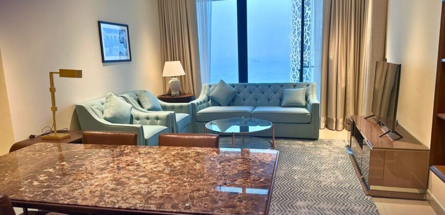 Luxury 2BHK + Maid’s Room in Lusail Marina | 145 SQM | Sea & City Views | QAR 12,500