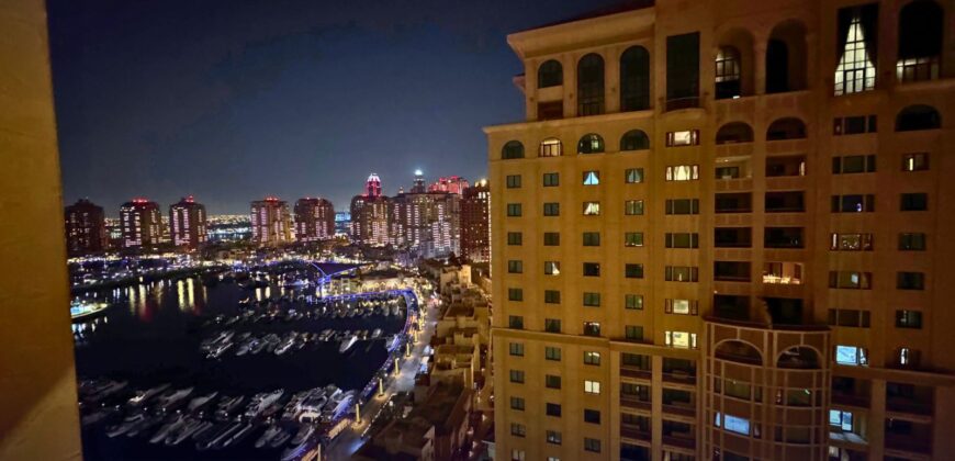Waterfront 2BHK Apartment for Sale – Porto Arabia, The Pearl | QAR 2,200,000